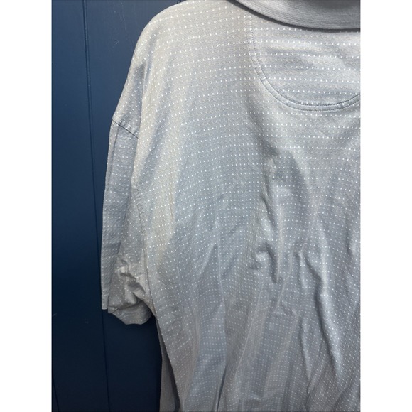 Perlis Polo Shirt Mens L Blue Authentic Crawfish Pique Embroidered Logo Golf - Picture 13 of 16